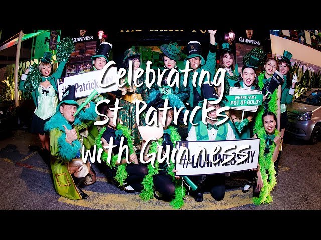 Celebrating St  Patricks with Guinness | 用吉尼斯庆祝圣帕特里克斯