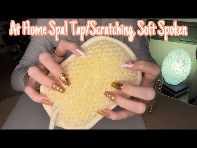 ASMR * At Home Spa Theme! * Fast Tapping, Scratching & More! * Soft Spoken * ASMRVilla