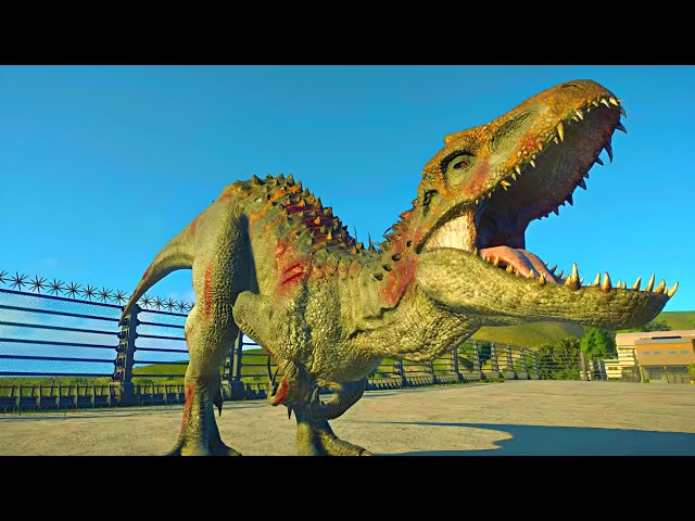 ALL LARGE CARNIVORES BATTLE ROYALE 🦖 Dinosaurs Battle Animation - Jurassic World Evolution 2 - JWE2