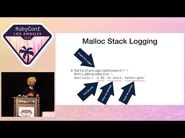 RubyConf 2018 - Pointers for Eliminating Heaps of Memory by Aaron Patterson