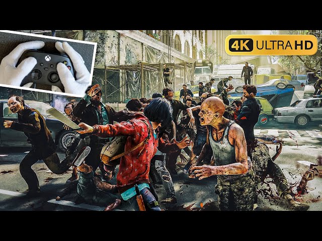 The Horde ❯ Gameplay Controller Handcam - World War Z | Xbox Series X ❯ 4K 60fps HDR