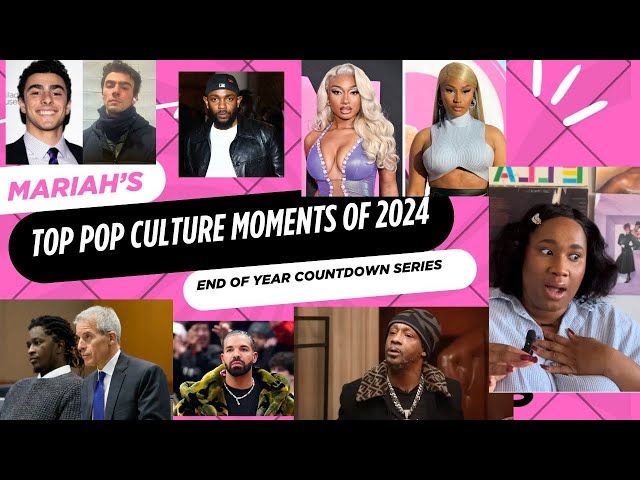 2024 countdown: TOP POP CULTURE MOMENTS OF 2024