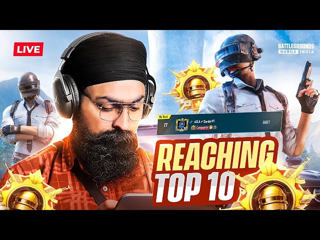 TOP 20 CONQUEROR TODAY?🔥| AslaSardar | #bgmi #bgmilive #bgmiindia #live