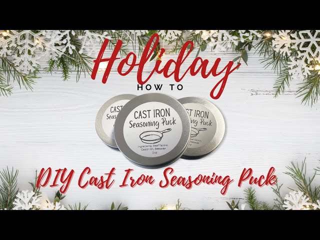 DIY Cast Iron Seasoning Puck with Beef Tallow | Holiday How To