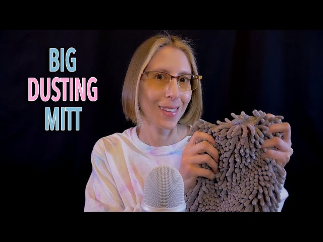 ASMR | Dusting Mitt - scratching, picking, brushing