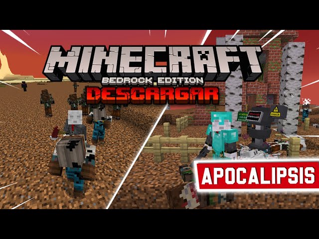 🚀El Mejor MOD de Apocalipsis Zombie  [MINECRAFT BEDROCK / PE] - Addon Pack 1.18+