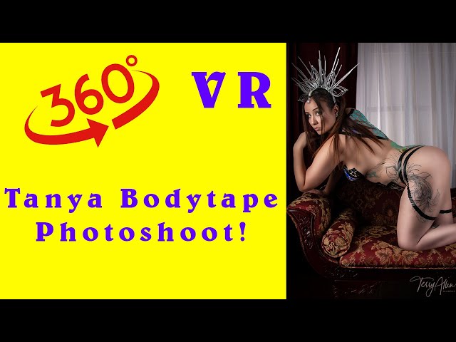 Tanya Vinyl Body Art Bodytape Photoshoot