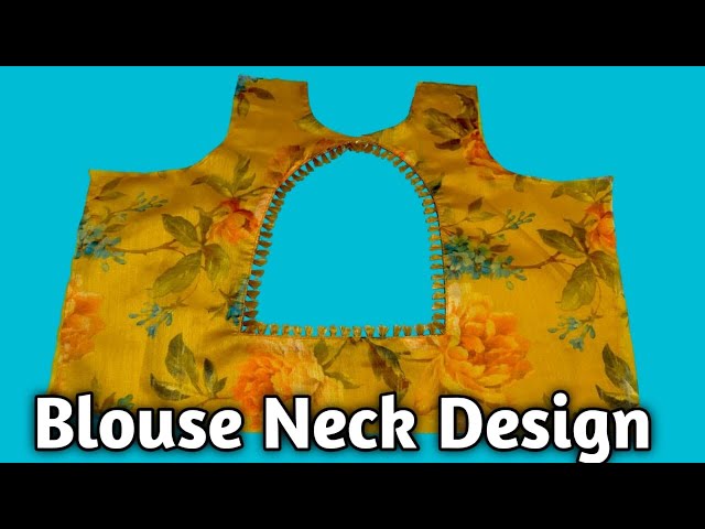 Boat Neck Blouse Design | Blouse Back Neck Design Cutting and Stitching | Blouse Design