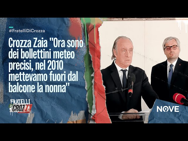 Crozza Zaia "Ora sono dei bollettini meteo precisi, nel 2010 mettevamo fuori dal balcone la nonna"