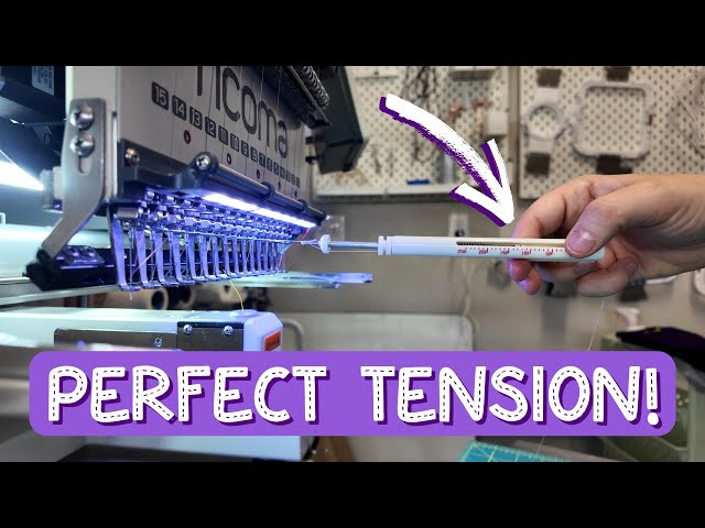 How to Measure and Set Upper Thread Tension on Embroidery Machines