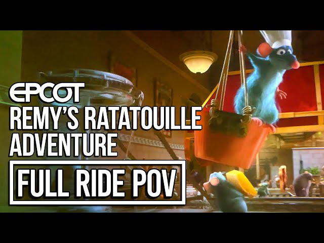 Remy’s Ratatouille Adventure Full Ride - Disney World - EPCOT