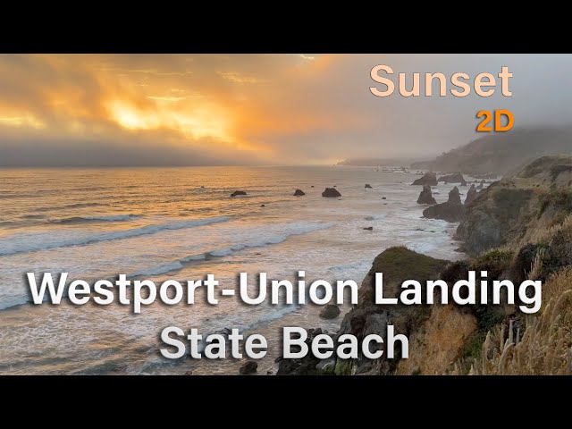 Westport Union Landing State Beach Sunset (The sound of waves), CA1  Mono Mobile