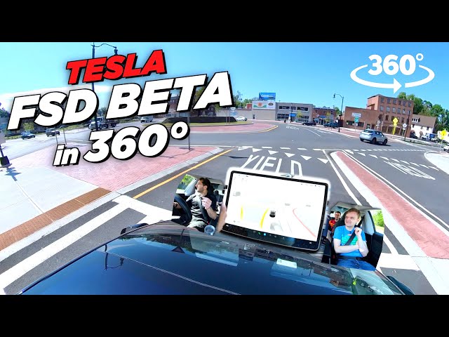 Tesla FSD Beta als 360° Video - DU wählst den Blickwinkel! | Tips, Tricks & More