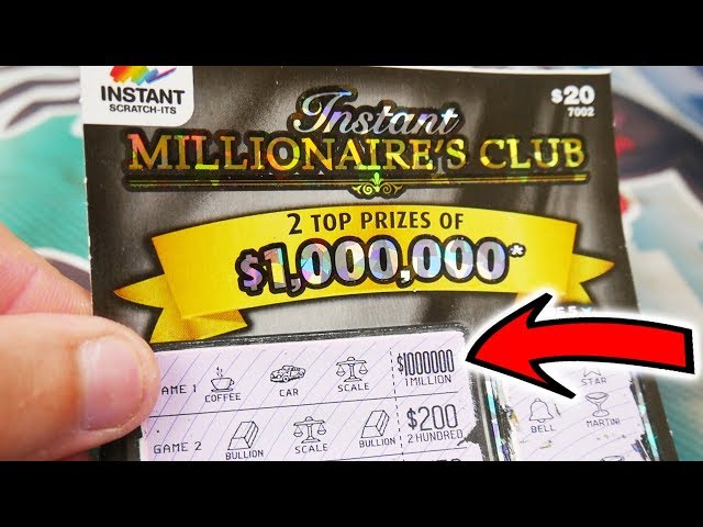 INSTANT MILLIONAIRE LOTTERY TICKET!! WINNING TICKET?!!