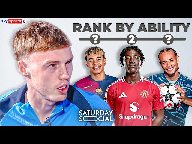 Cole Palmer RANKS the world's BEST wonderkids! 💫