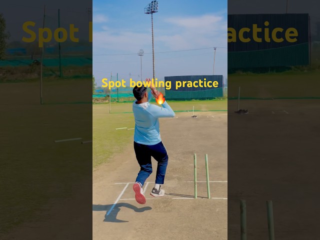 Target 🎯 bowling practice 🔥| fast bowling tips | fast bowling training | #fastbowling #cricket