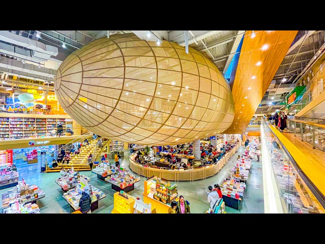 I can't believe there's a giant airship in a bookstore in China