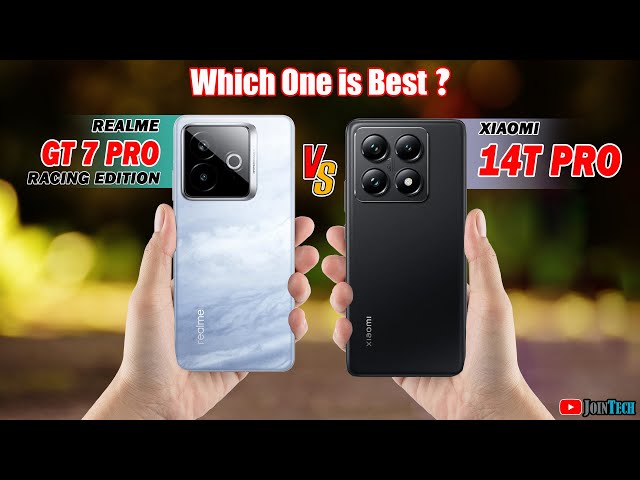 🔥 Duel High Tech!! Realme GT 7 Pro Racing Vs Xiaomi 14T Pro Off in a Smartphone Showdown!