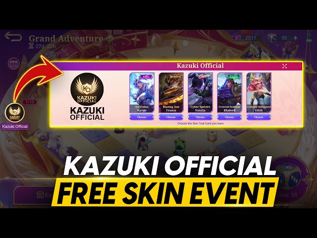 GET A CHANCE TO WIN AKAI ANNIVERSARY SKIN WITH BUNCH OF OTHER EPIC SKINS IN KAZUKI EVENT