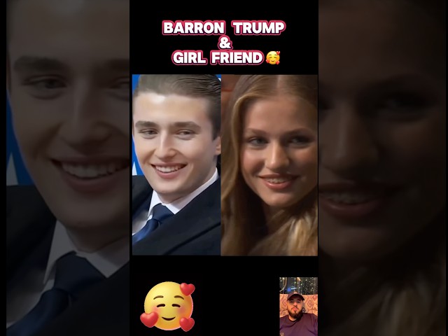 Barron Trump & Girl Friend 🥰 #barrontrump #trump #beautiful #shorts #short #viralvideo #usa #fyp