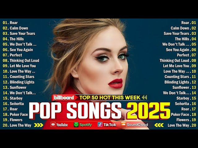 Top Songs 2025 - Top Hits English Songs Collection Album 2025 - Ava Max, Ed Sheeran, Charlie Puth...