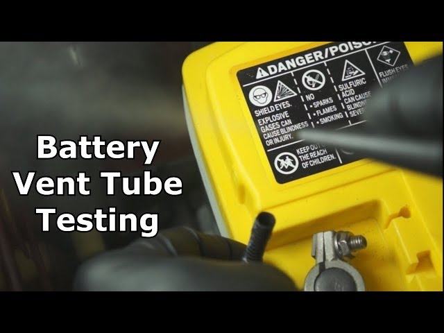 Battery Vent Tube Testing - The Battery Shop