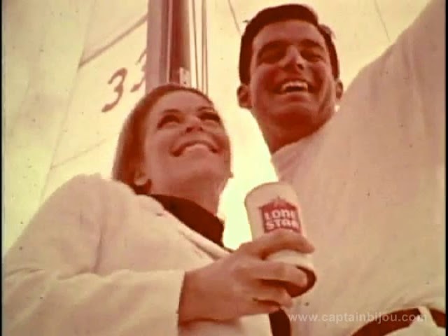 1967 LONE STAR BEER COMMERCIAL - Summer and sailing