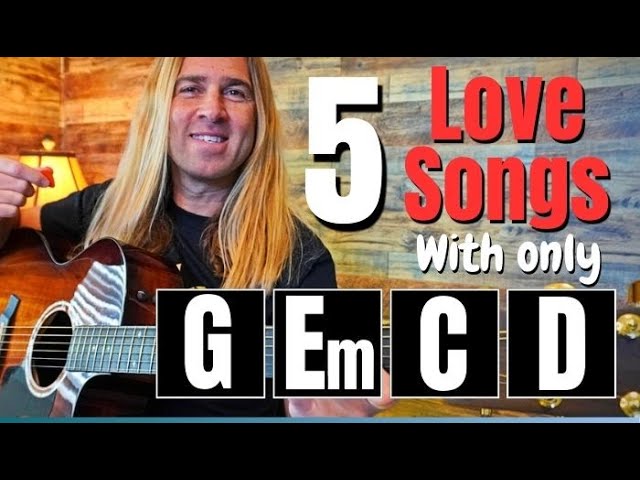 5 Love Songs You Can Play With 4 Chords - Beginner Acoustic Guitar Lesson