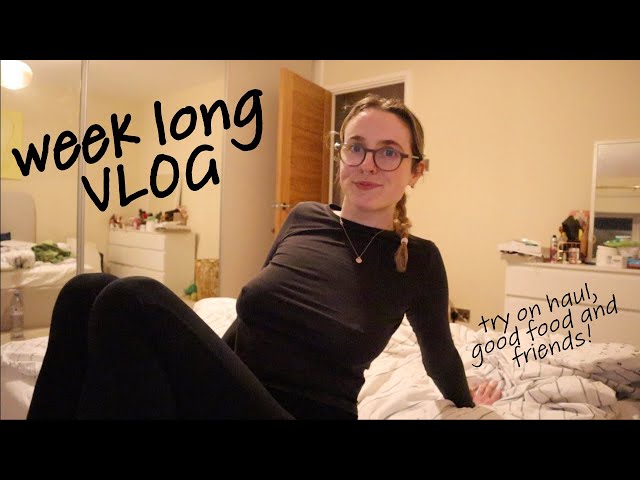 weekly vlog (try on haul/ mukbang/ dinner and friends)