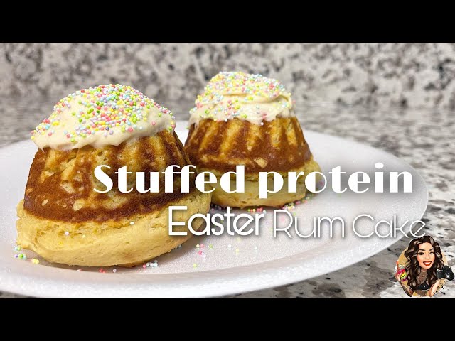 How to make Protein Cakes | Rum Cake | Easter Edition