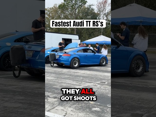 Fastest Audi TT RS’s!💨😳#RaceCar #Audi