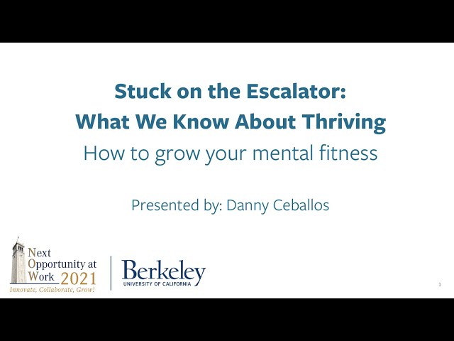 Stuck on the Escalator: What We Know About Thriving