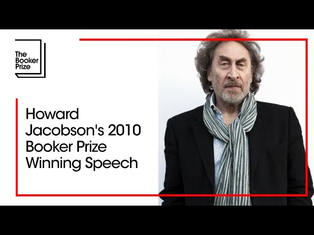 Howard Jacobson's 2010 Booker Prize Winning Speech | The Booker Prize