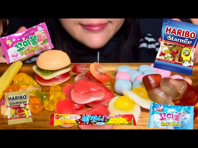 다양한 젤리들 모아모아 리얼먹방 jelly real mukbang