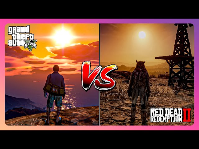 IS RDR 2 REALLY MORE REALISTIC THAN GTA 5? (GTA 5 VS RDR 2 ULTIMATE COMPARISON)