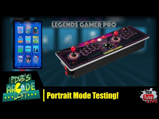 AtGames Legends Gamer Pro Vertical Mode Gameplay!