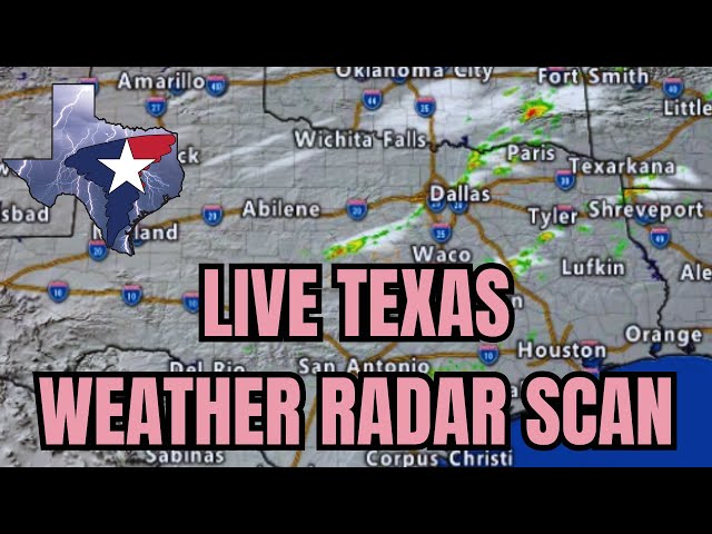 🔴 LIVE Texas Radar & Temperatures, Severe & Tornado Warnings, Background Music! Texas Weather Center