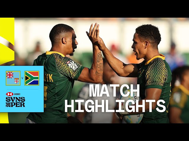 South Africa STUNNING in Perth 🤯 | Fiji v South Africa | HSBC SVNS Perth 2025 | Men's Highlights