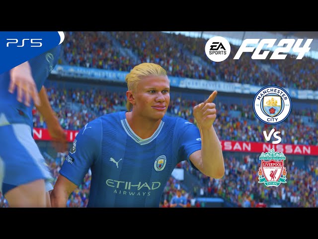 FC 24 | Manchester City vs Liverpool - Premier League 23/24 | UHD PS5 game play #mancity #liverpool