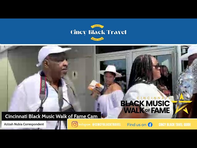 The Parade of Stars at the Cincinnati Black Music Walk of Fame