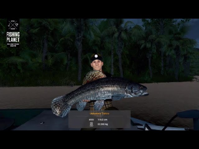 South American Topwater: Popper - Unique Trahira 20 kg+ Marron River - Fishing Planet