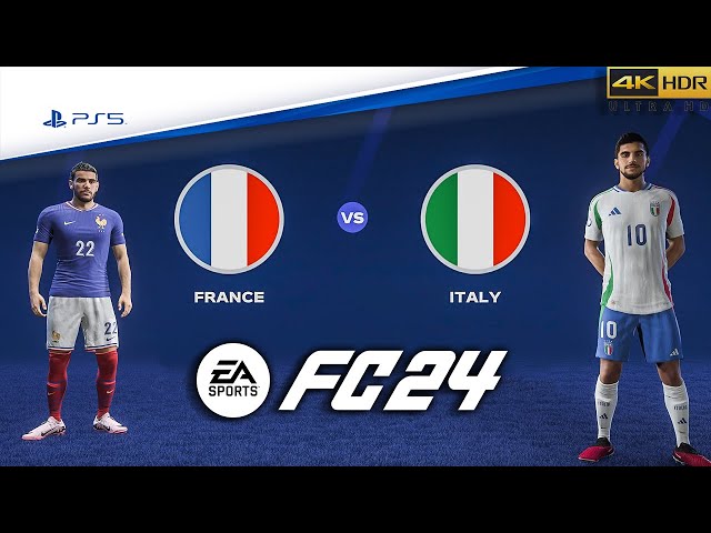 EA SPORTS FC™ 24 | France v Italy | UEFA Euro 2024 Final [4K HDR/PS5]