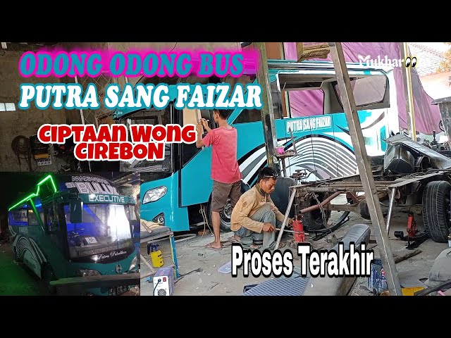 Odong Odong Bus Mini Viral. proses akhir Dari Bus Putra sang FAIZAR. khas wong Cirebon