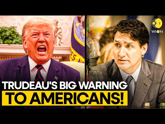 Trudeau LIVE: Trudeau's BIG WARNING To Americans; Hits Back at Trump’s Tariffs | Canada-US Trade War