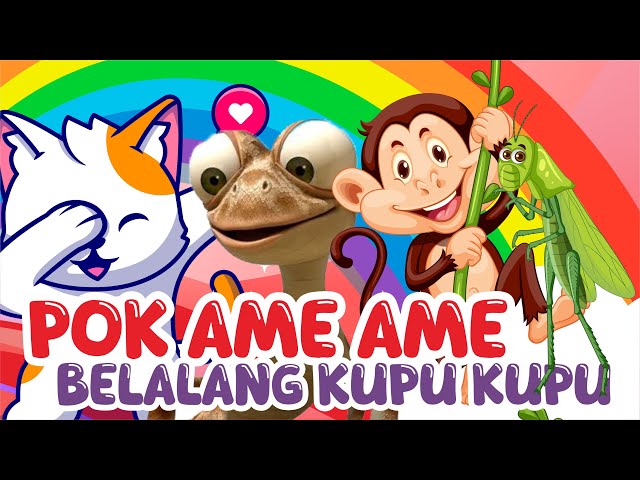 🔴Pok Ame Ame kupu kupu ,Kuku Kukuruyuk,Potong Bebek Angsa - Kompilasi Lagu Anak Indonesia