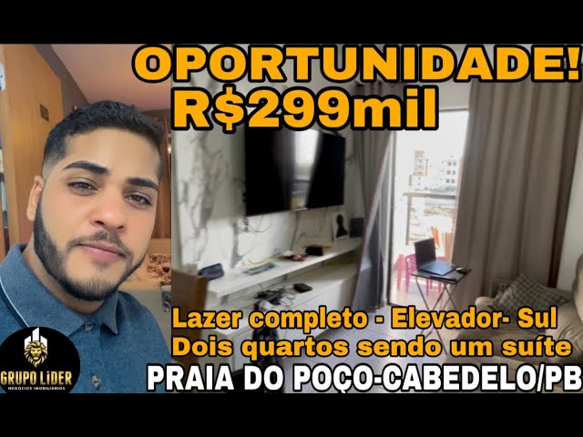 Apartamento a 650m da praia do poço, com a possibilidade de ser porteira fechada .