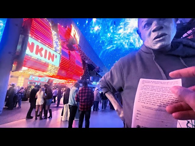 The Fear of The Lord is needed here | Lifting up a banner on Fremont St. part 3