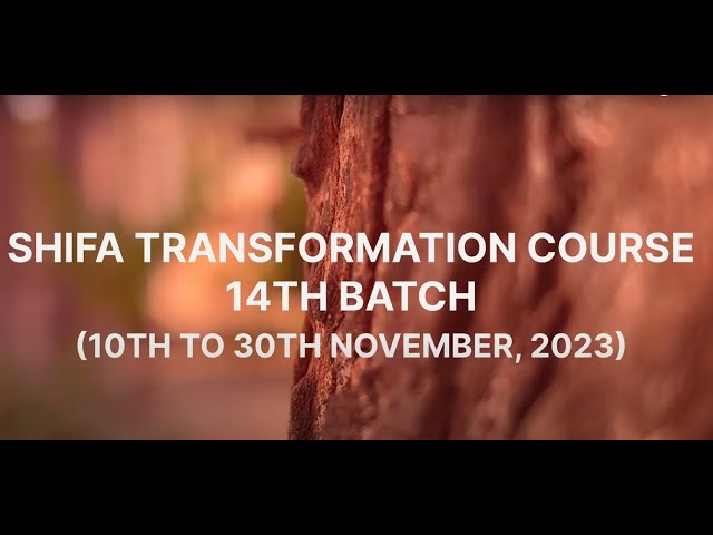 Successful completion of the 14th Batch of Shifa Transformation Course (since 2009)