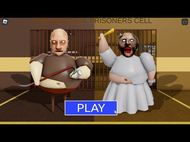 NEW UPDATE! GRANNY Barry Vs GRANDPA Barry in BARRY'S PRISON RUN! New Scary Obby #Roblox