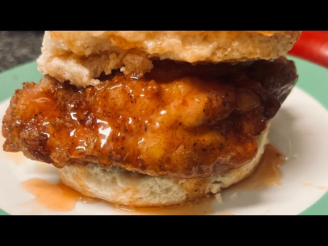 Hot Honey Chicken Biscuit